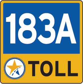183A Toll Road Badge