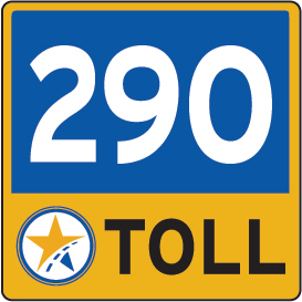 290 Toll Road Badge