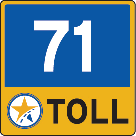 71 Toll Lane Shield